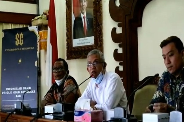 Solid Gold Berjangka Bali Gelar Rekonsiliasi Damai Bersama Komisi II DPRD