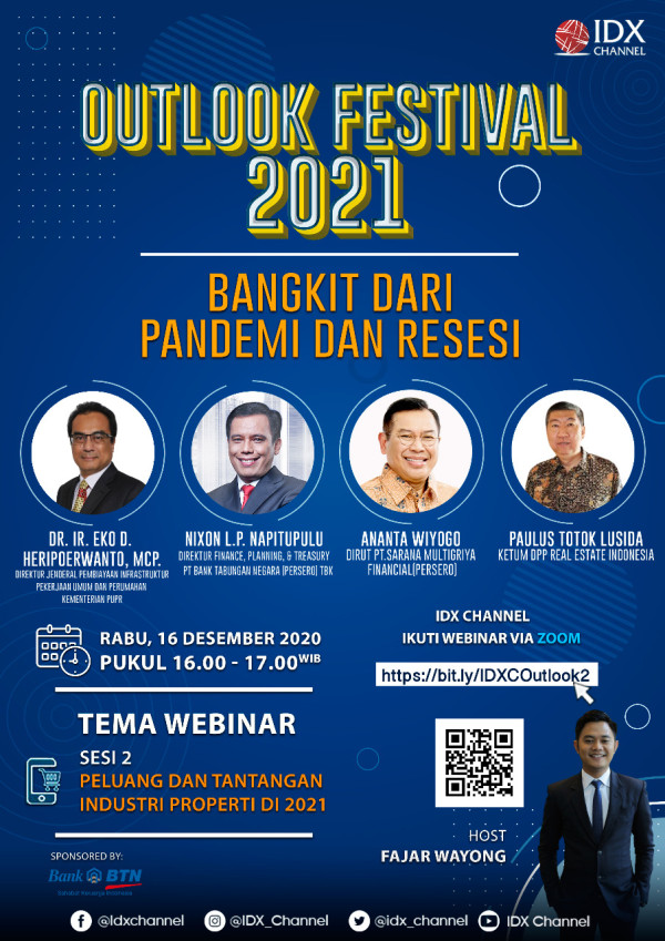 IDX Channel Economic Outlook 2021: Meneropong Peluang & Tantangan Industri Properti