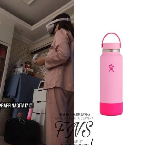 Nagita Slavina Pakai Botol Minum Merek Amerika, Harganya Mencengangkan