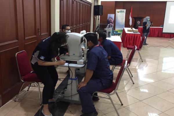 MNC Peduli Gelar Pemeriksaan Mata Gratis untuk 250 Relawan PMI Jakarta