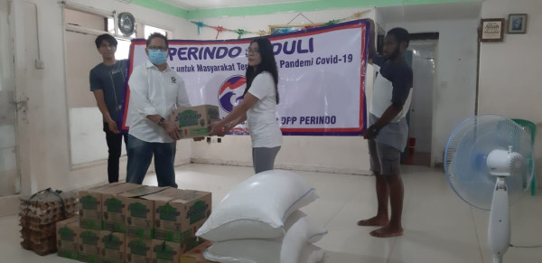 Ringankan Beban Rakyat, Perindo Beri Bantuan Pangan ke Panti Asuhan Agape