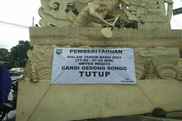 Malam Tahun Baru 2021, Candi Gedong Songo Semarang Steril Pengunjung