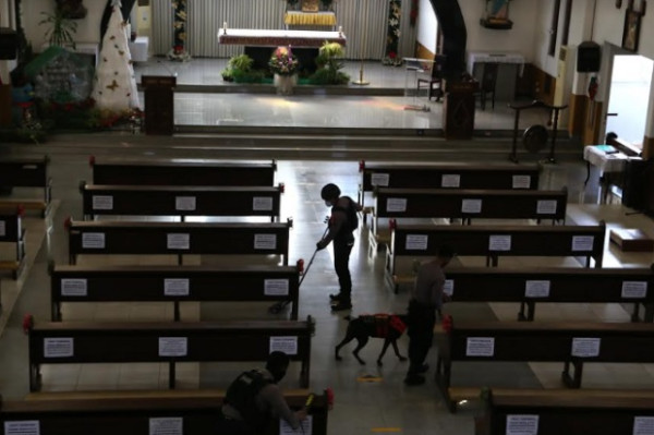 Jelang Natal, Polres Pelabuhan Tanjung Perak Sisir 48 Gereja di Surabaya Utara