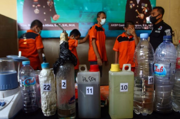 Apes, Belum Dapat Hasil, 6 Peracik di Pabrik Sabu Keburu Diringkus Polisi