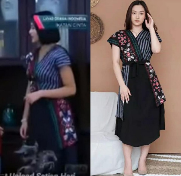 Amanda Manopo Tetap Cantik Pakai Batik Batik Seharga Rp120 Ribu