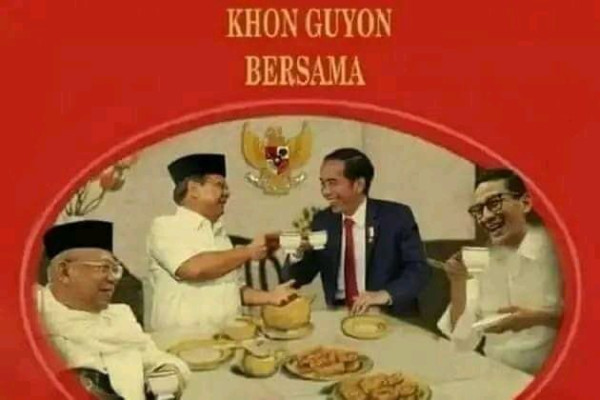 Prabowo-Sandi Jadi Menteri Jokowi, Memenya Bikin Ngakak
