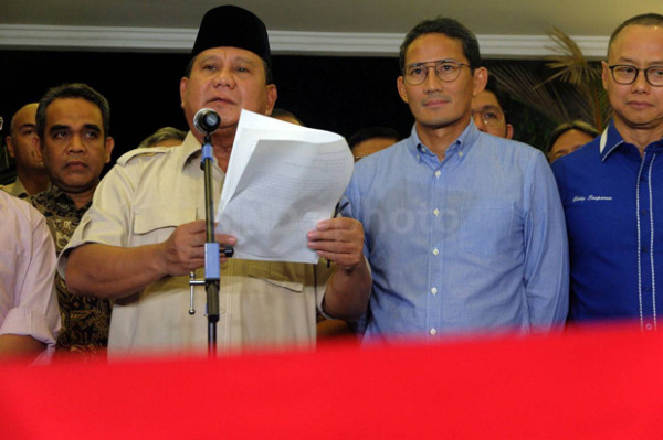 Prabowo-Sandi Masuk Kabinet, Cuma Elite Politik yang Rekonsiliasi?