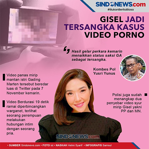 Netizen Puji Gading Marten Pintar Tutupi Aib Gisel yang Rekam Video Syur saat Berstatus Istri