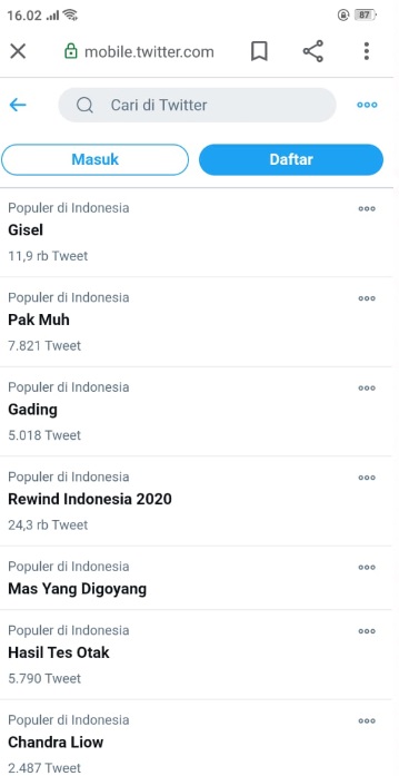 Gisel, Gading, dan Gempi Jadi Trending Topik di Twitter