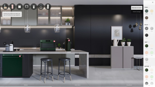 LG Mungkinkan Anda Integrasikan Perangkat Elektronik dengan Interior Rumah