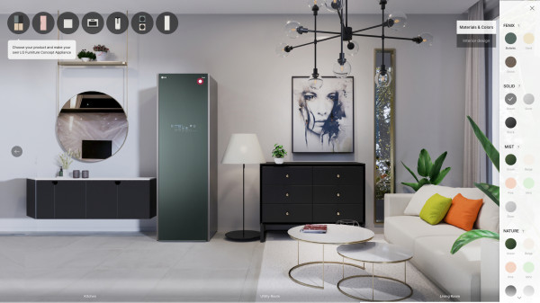 LG Mungkinkan Anda Integrasikan Perangkat Elektronik dengan Interior Rumah