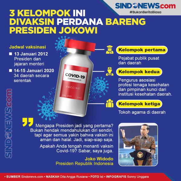 Soal Vaksinasi Covid-19, Jokowi: Jangan Dibayangkan yang Enggak-Enggak