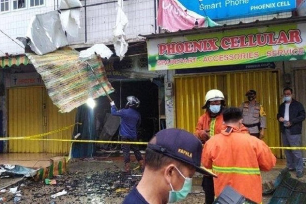 Tragis, 3 Orang Tewas Terjebak Kebakaran Ruko di Prabumulih
