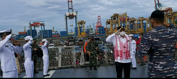 Panglima TNI Tinjau Lokasi Jatuhnya Pesawat Sriwijaya Air