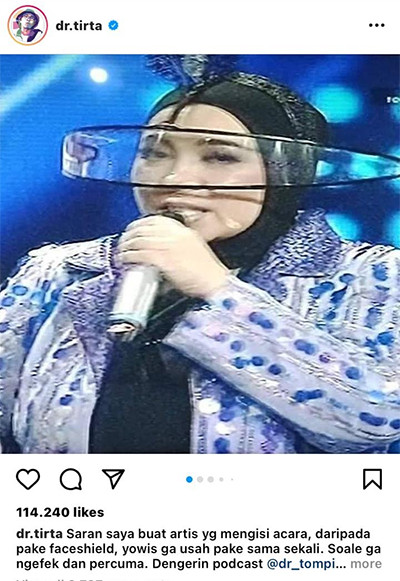 Melly Goeslaw Protes dr Tirta yang Pajang Fotonya: 'Anda Punya Masalah dengan Saya?'