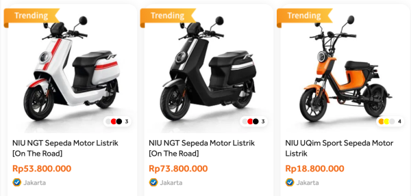NIU Buka Premium Store, Incar Sultan yang Ingin Kendaraan Ramah Lingkungan