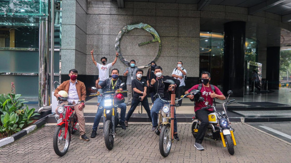 Karyawan Elnusa Sukses Bikin dan Konversi Motor Listrik