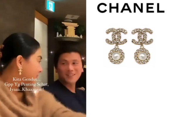 Perhatikan! Ini Koleksi Anting Mutiara Syahrini yang Harganya Rp8 Juta
