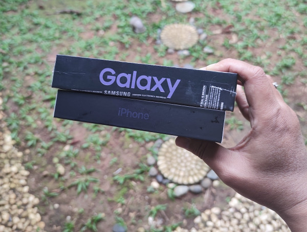 Membandingkan Kotak iPhone 12 Pro dan Galaxy S21+