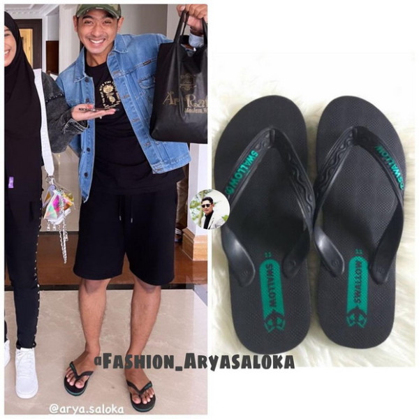 Intip Koleksi Topi dan Sandal Jepit Arya Saloka, Ada yang Harganya Rp12 Ribu Doang