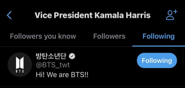 Dua Fakta yang Bikin ARMY Menduga Wapres AS Kamala Harris adalah Penggemar BTS