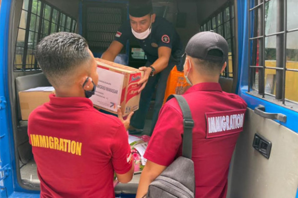 Rudenim Makassar Bantu Korban Gempa Sulbar