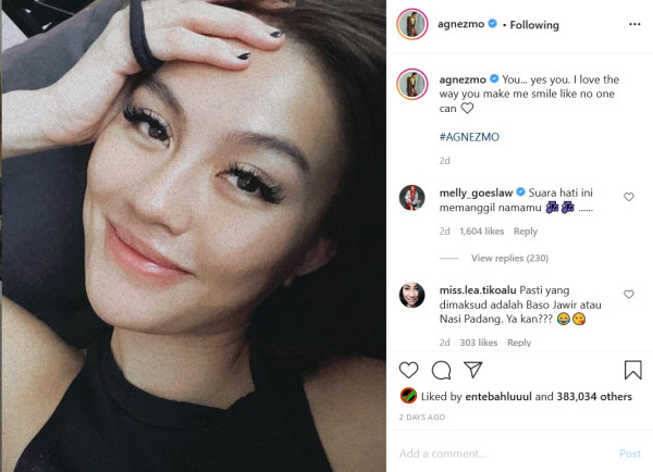 Agnez Mo Jatuh Cinta? Netizen: Ariel NOAH Kayaknya