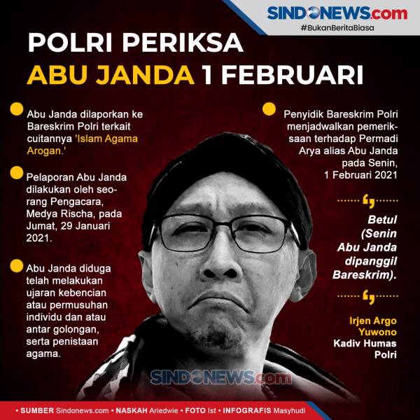Ini 3 Kontroversi Abu Janda Hingga Dilaporkan ke Polisi