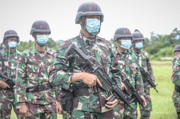 Muntahkan 700 Peluru per Menit, Detasemen Kawal Khusus Coba SS2 Pindad Terbaru