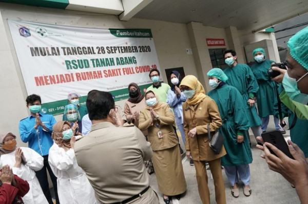 Anies Kembali Kunjungi RSUD Khusus Covid-19, Netizen: Jakarta Memang The Best Pelayanannya