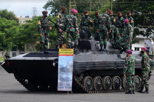 Kunjungi Sarang Petarung Pasmar 2, Ini yang Dilakukan Taruna AAL
