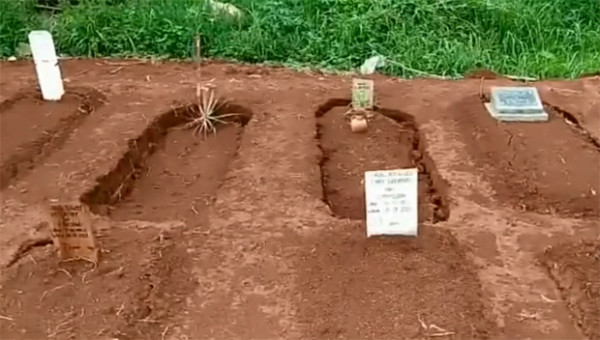 Makam Pasien Covid-19 yang Ambles di Depok Dipastikan karena Faktor Cuaca