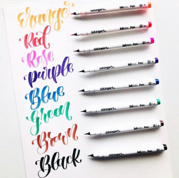 Cara Memilih Brush Pen dan Tinta Hand Lettering Sesuai Kebutuhan