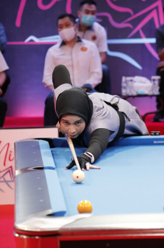 Turnamen Biliar Hot Nine: Atlet Nasional Nony Krystianti Bentrok Poppy Puspita