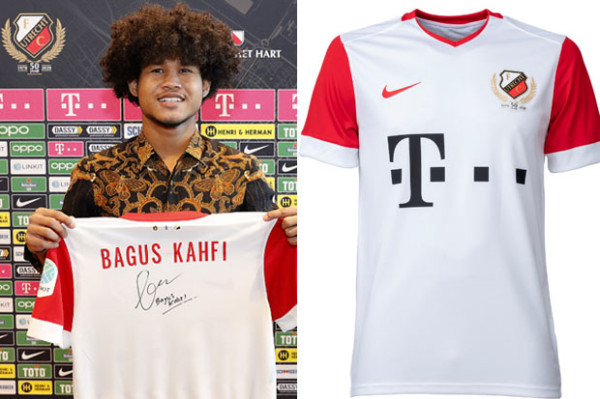 FC Utrecht Rilis Jersey Resmi Bagus Kahfi, Segini Harganya