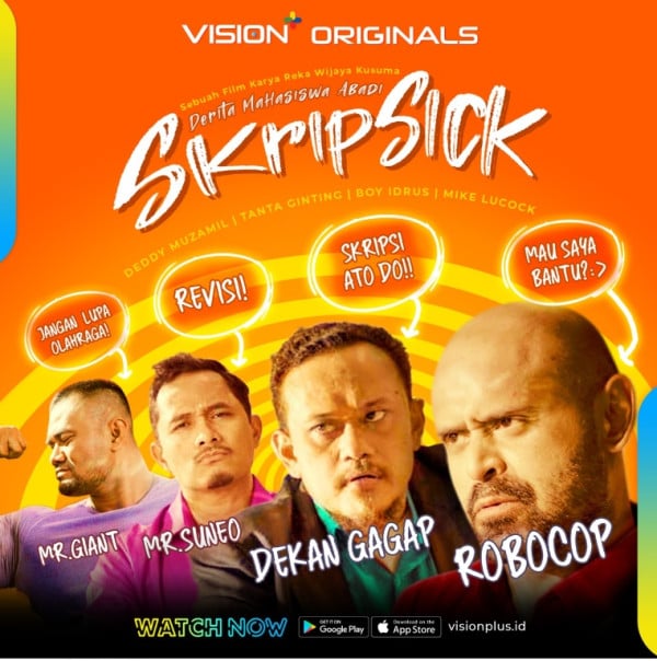 Yang Lagi Viral, Original Series Vision+ Skripsick! Bedah Karakter dan Jargon Uniknya Yuk!