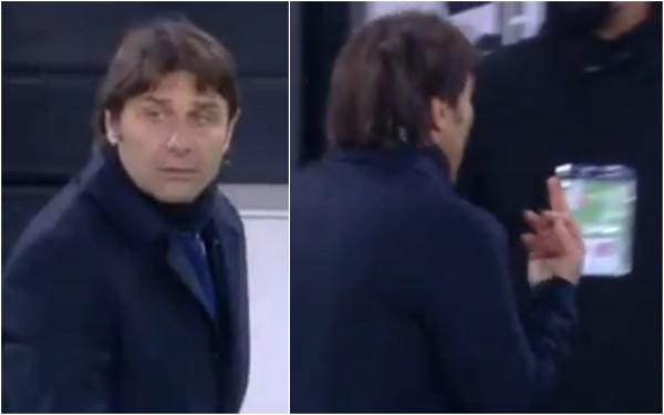 Conte Bikin Ulah Saat Inter vs Juventus, Acungkan Jari Tengah kepada Mantan Bos