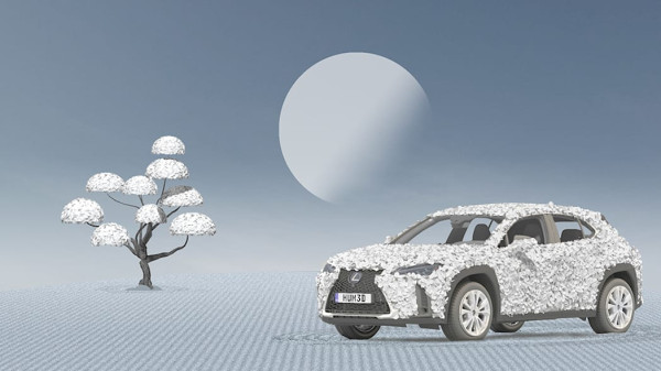 Lexus UX Terselubung Kelopak Kertas ini Bisa Gonta-ganti Warna