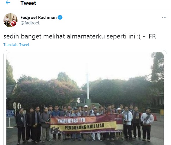 Fadjroel Rachman Posting Foto Ini, Netizen Malah Rindu Eks Jubir SBY
