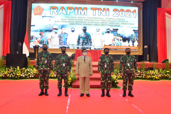 Rapim TNI 2021, Prabowo Tekankan Pentingnya Pertahanan Rakyat Semesta