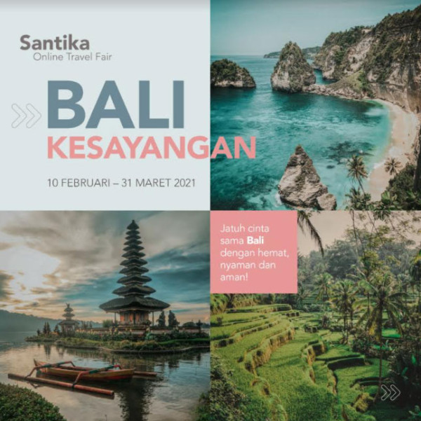 Santika Online Travel Fair Tawarkan Tarif Hemat Menginap di Bali