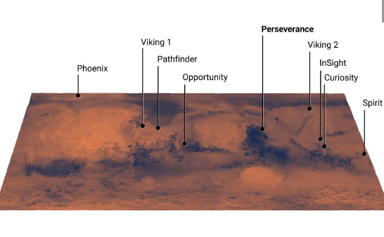 Foto-foto Indah Kawah Jezero, Lokasi Pendaratan Perseverance NASA di Mars