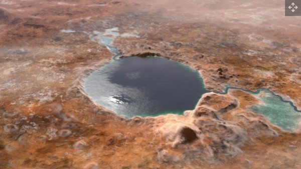 Foto-foto Indah Kawah Jezero, Lokasi Pendaratan Perseverance NASA di Mars