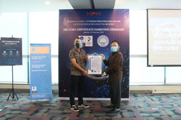 Data Jadi Aset Berharga di Era Digital, MPM Raih Sertifikasi ISO 27001