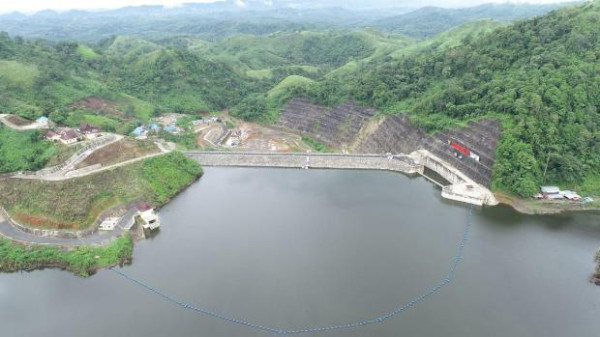 Ini Tampilan Bendungan Tapin Karya Brantas Abipraya yang Diresmikan Presiden RI
