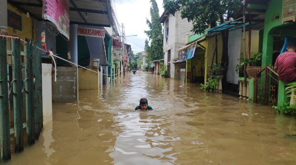 RW 04 Cipinang Melayu yang Disebut Anies Sudah Bebas Banjir Terendam 2 Meter