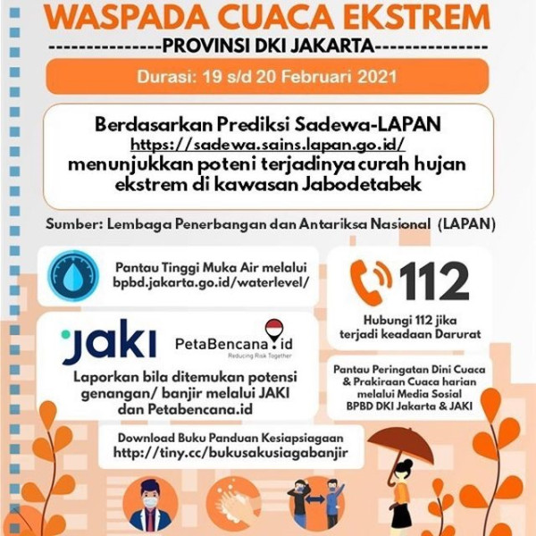 Jakarta Terendam Banjir, Anies Posting Ini Diakun Media Sosial