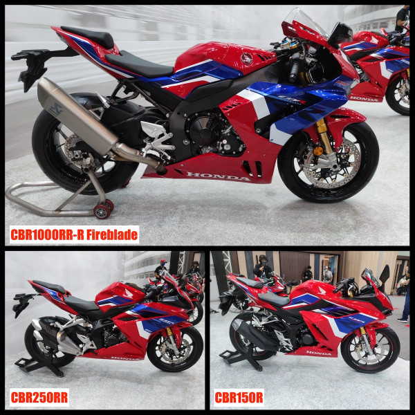 Ini Beda Tampilan Warna Tricolor di Honda CBR150R, CBR250RR, dan CBR1000RR