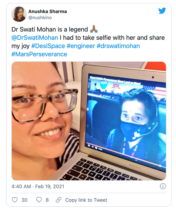 Swati Mohan, Sosok Perempuan India di Balik Sukses NASA ke Mars