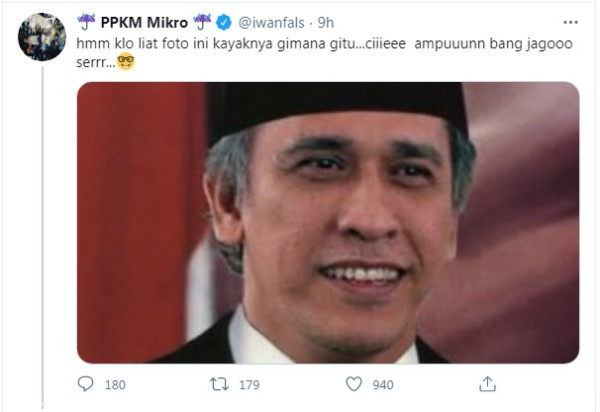 Iwan Fals Posting Foto Bergaya Presiden, Netizen Ajak Bikin Partai Setengah Dewa